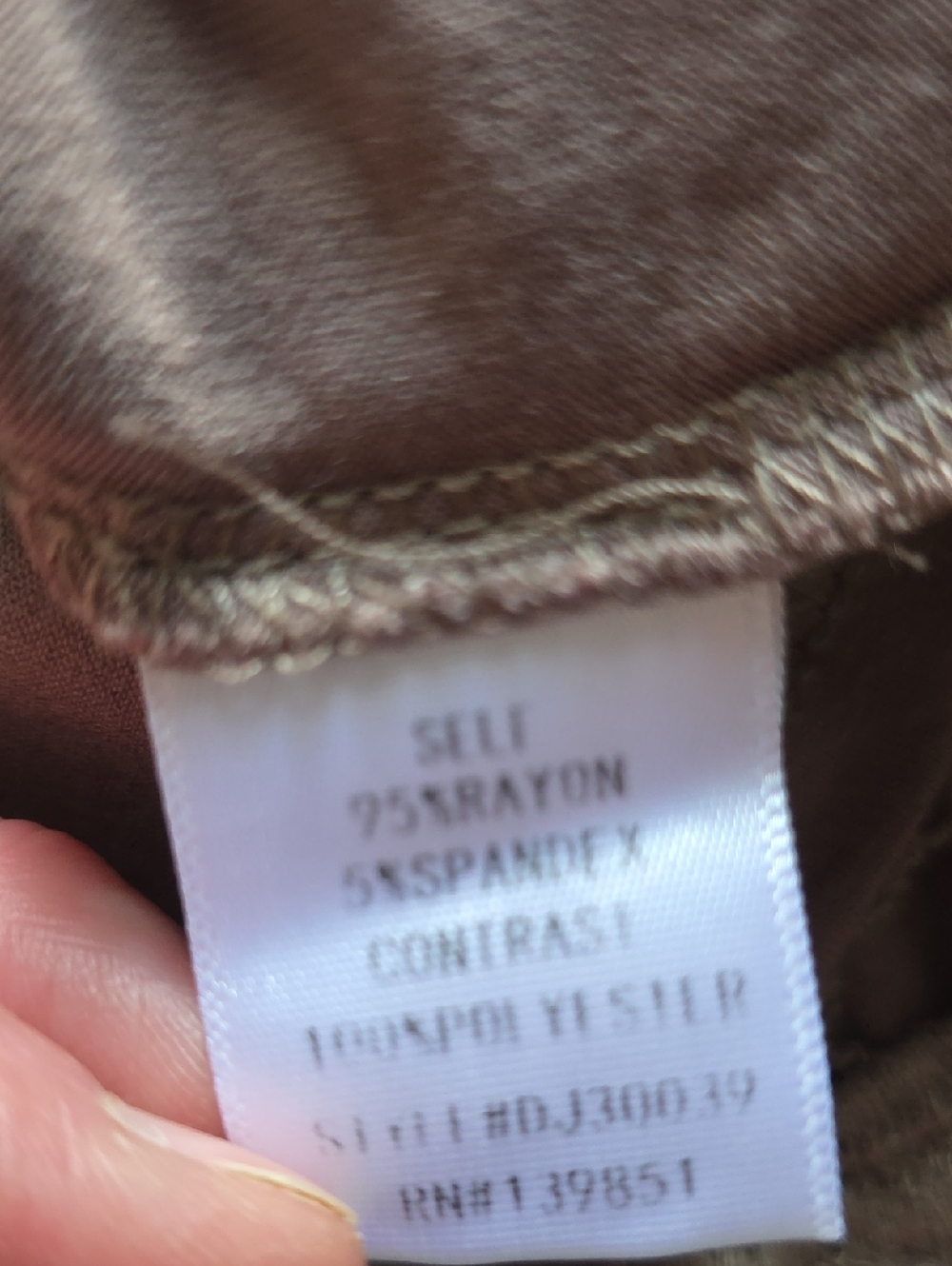 ODDY Lace-Hem Cami Slip Dress - Taupe - Picture 3 of 4